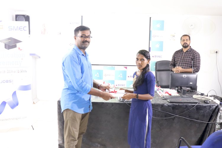 Certification Ceremony of SMEC Technologies Students