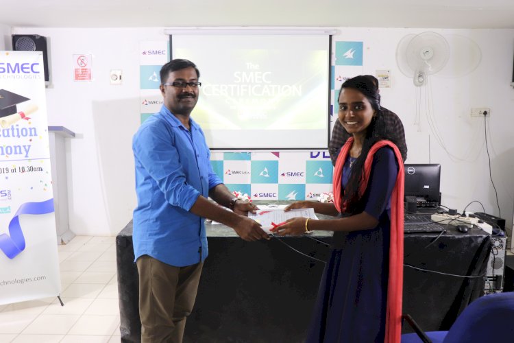 Certification Ceremony of SMEC Technologies Students