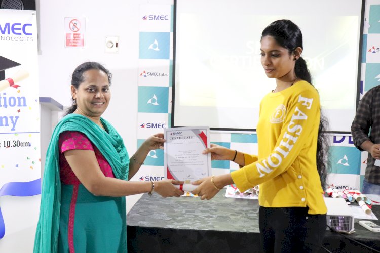 Certification Ceremony of SMEC Technologies Students