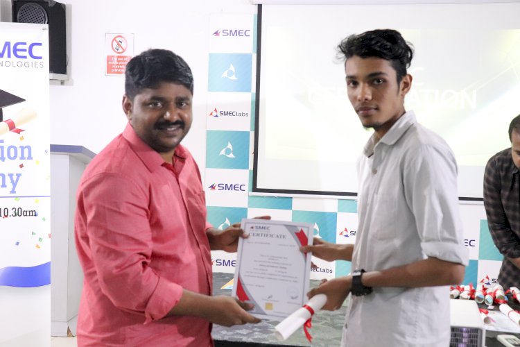 Certification Ceremony of SMEC Technologies Students