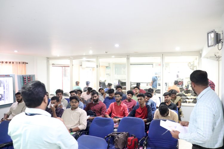 Students from Adi Shankara Institute of Engineering and Technology attending the 5 day Workshop on Instrumentation and Control System